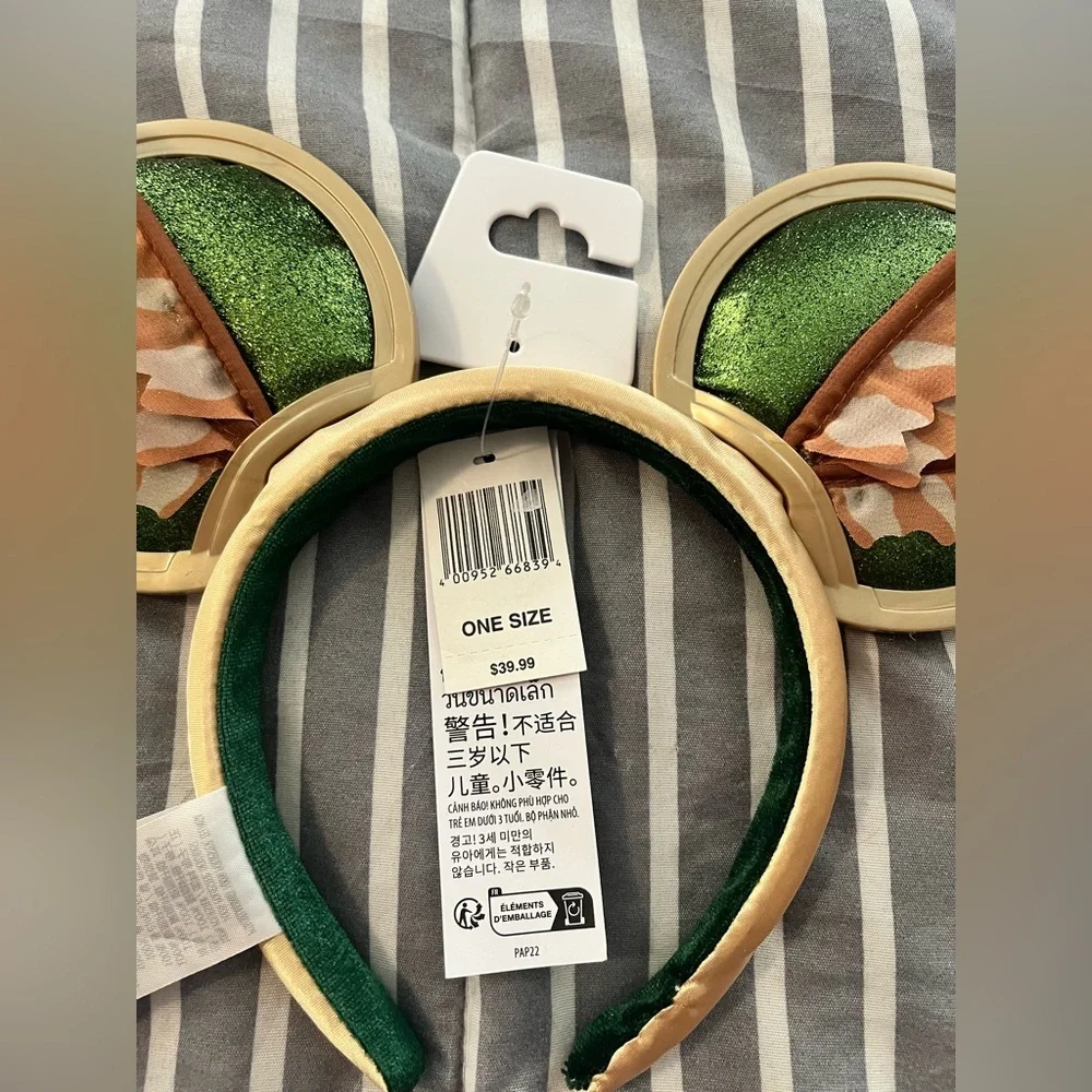 Disney Namor Mouse Ears-Black Panther 2, Wakanda Forever, OS, Green Gold NWT